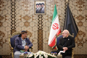 دیدار محمد النعیمی معاون رئیس جمهور یمن با قالیباف
