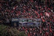 تصاویر هوایی از تشییع عظیم رهبر شهید در تهران