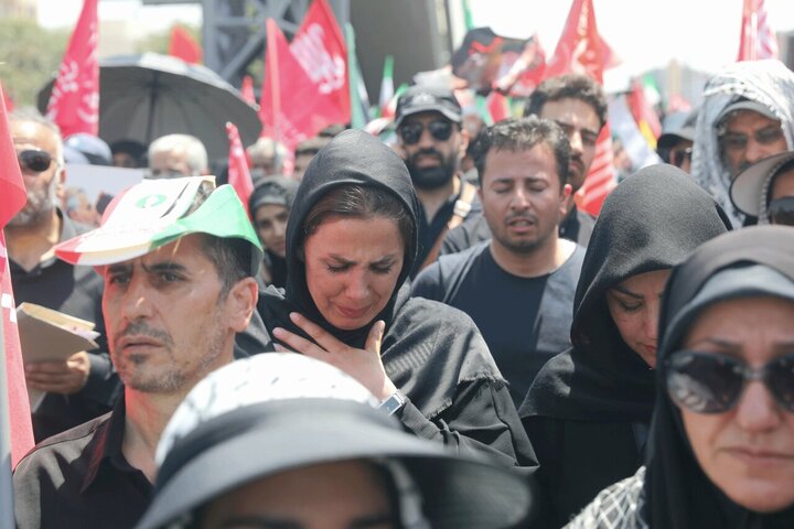تشییع پیکر مطهر رهبر شهید
