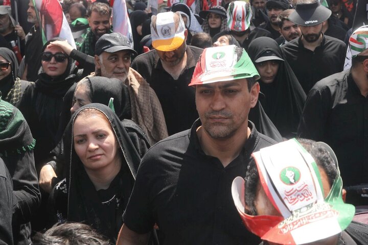 تشییع پیکر مطهر رهبر شهید