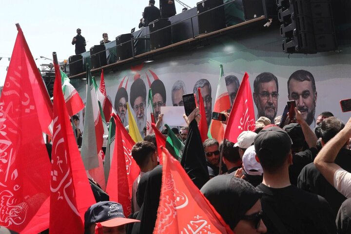 تشییع پیکر مطهر رهبر شهید