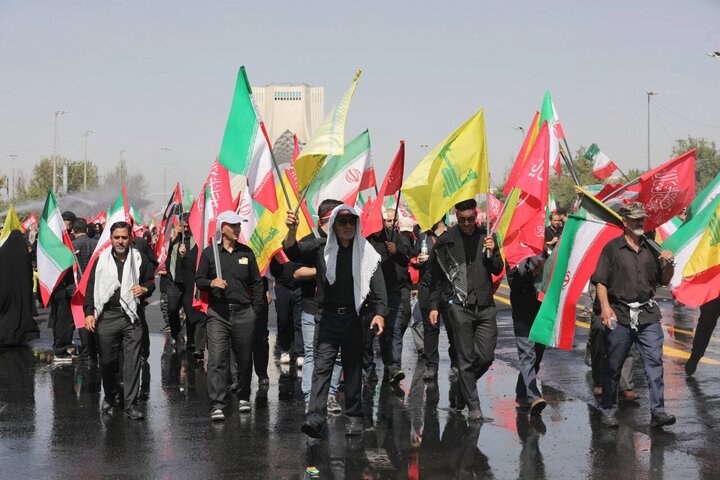 تشییع پیکر مطهر رهبر شهید