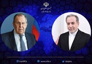 گفتگو تلفنی وزرای امور خارجه ایران و روسیه