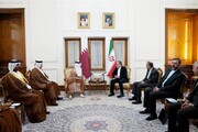دیدار وزیر خارجه قطر با عراقچی در تهران
