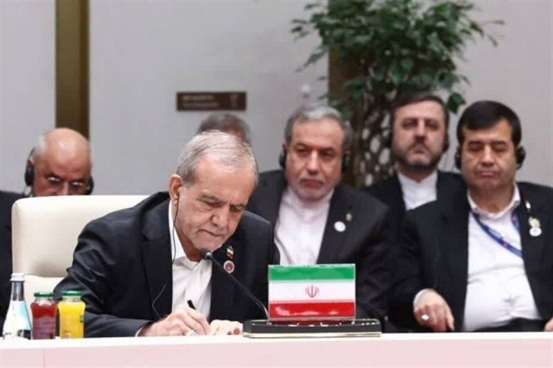 اسناد و تصمیمات جدید شانگهای با مشارکت پزشکیان تصویب و امضا شد